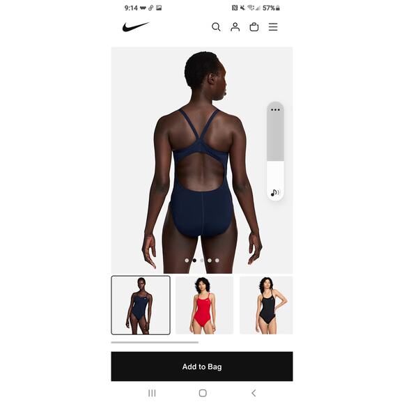 NEW Nike HydraStrong Racerback One-Piece Swimsuit - Picture 9 of 9